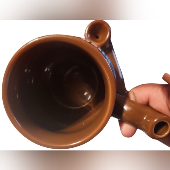 Kush & Cocoa Mug & Pipe Brown Ceramic Mug NWOT - Picture 4 of 4